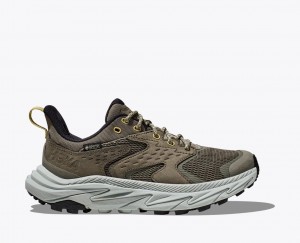 HOKA Anacapa 2 Low GTX Kids' Hiking Shoes Olive | 938062THJ