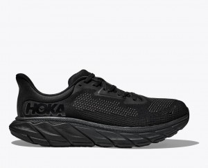 HOKA Arahi 7 Men's Running Shoes Black | 218634CFZ