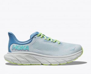 HOKA Arahi 7 Women's Running Shoes Light Blue | 375619WLP