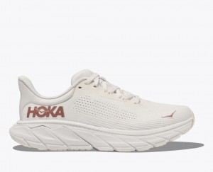 HOKA Arahi 7 Women's Running Shoes White | 163490FEC