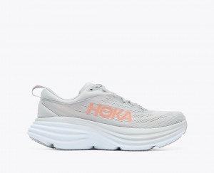 HOKA Bondi 8 Women's Running Shoes Grey | 239471SRY