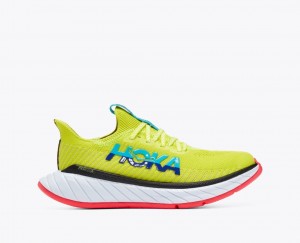 HOKA Carbon X 3 Women's Running Shoes Green / Turquoise | 389251VOX