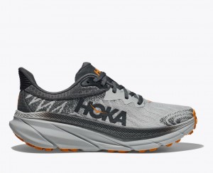 HOKA Challenger 7 Men's Trail Running Shoes Grey / Black | 258097ZVY