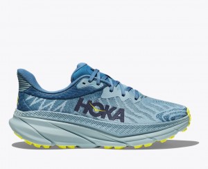 HOKA Challenger 7 Men's Trail Running Shoes Blue / Light Blue | 054387BIU