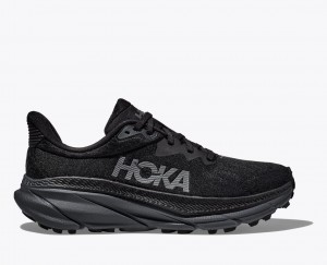 HOKA Challenger 7 Men's Trail Running Shoes Black | 067912EFW