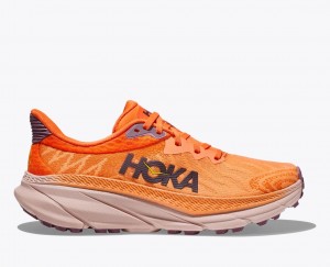 HOKA Challenger 7 Women's Trail Running Shoes Orange | 036197OJW