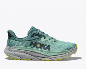 HOKA Challenger 7 Women's Trail Running Shoes Mint | 864051RWA