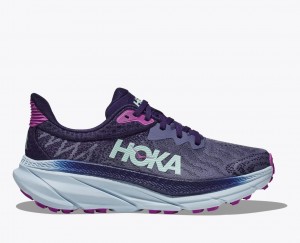 HOKA Challenger 7 Women's Trail Running Shoes Purple | 657814GPW