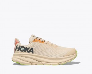 HOKA Clifton 9 Kids' Running Shoes Beige | 197264KCQ