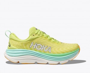 HOKA Gaviota 5 Women's Running Shoes Light Green | 697384UBK