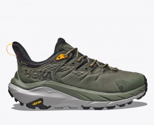 HOKA Kaha 2 Low GTX Men's Hiking Shoes Olive | 528471GYI