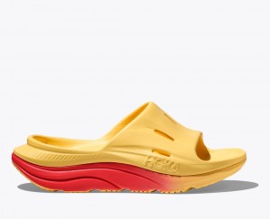 HOKA Ora Recovery 3 Men's Slide Orange / Red | 503147SKU