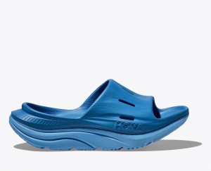 HOKA Ora Recovery 3 Women's Slide Dark Blue | 745320ZIN