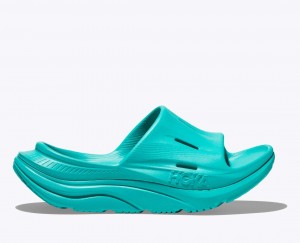 HOKA Ora Recovery 3 Women's Slide Turquoise | 519260WKC