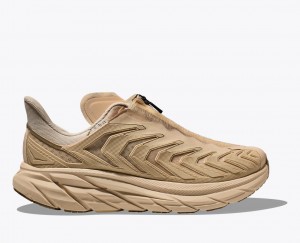 HOKA Project Clifton Women's Sneakers Beige | 540637XCR