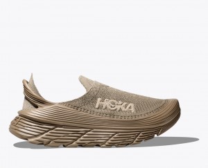 HOKA Restore TC Men's Walking Shoes Dark Brown | 418596YCI