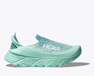 HOKA Restore TC Men's Walking Shoes Mint | 897561PKA