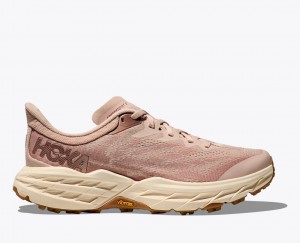 HOKA Speedgoat 5 Women's Trail Running Shoes Beige | 491082AVQ