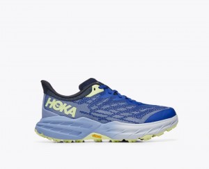 HOKA Speedgoat 5 Women's Trail Running Shoes Blue / Light Blue | 126085LKV