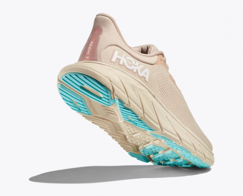 HOKA Arahi 7 Women's Running Shoes Khaki | 016237CRX