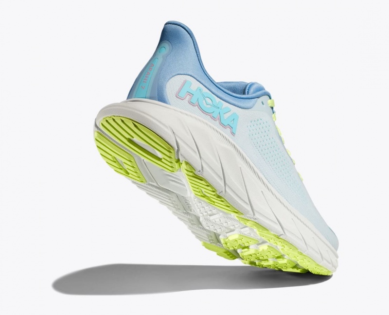 HOKA Arahi 7 Women's Running Shoes Light Blue | 375619WLP