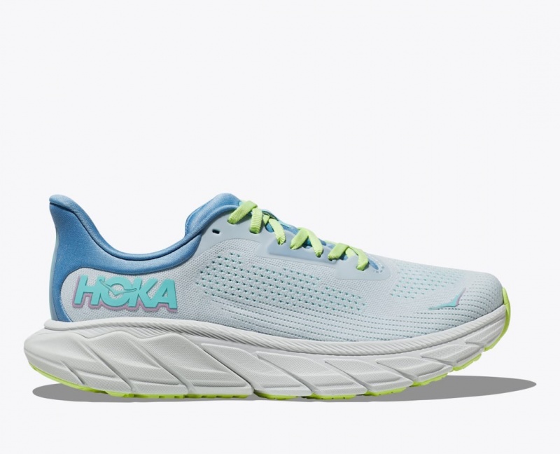 HOKA Arahi 7 Women\'s Running Shoes Light Blue | 375619WLP