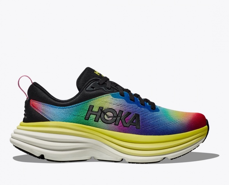 HOKA Bondi 8 Men\'s Running Shoes Multicolor | 041269CFJ