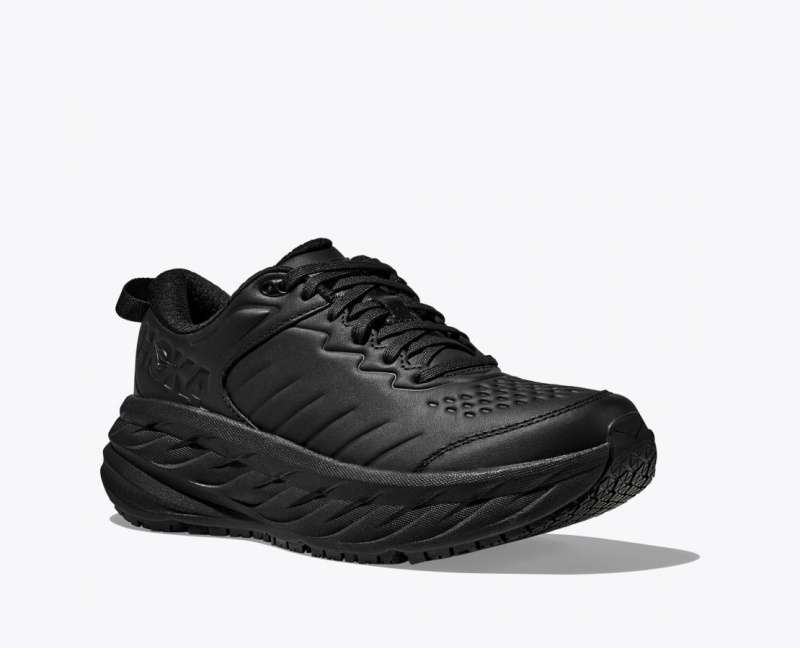 HOKA Bondi SR Men's Running Shoes Black | 319465EVC