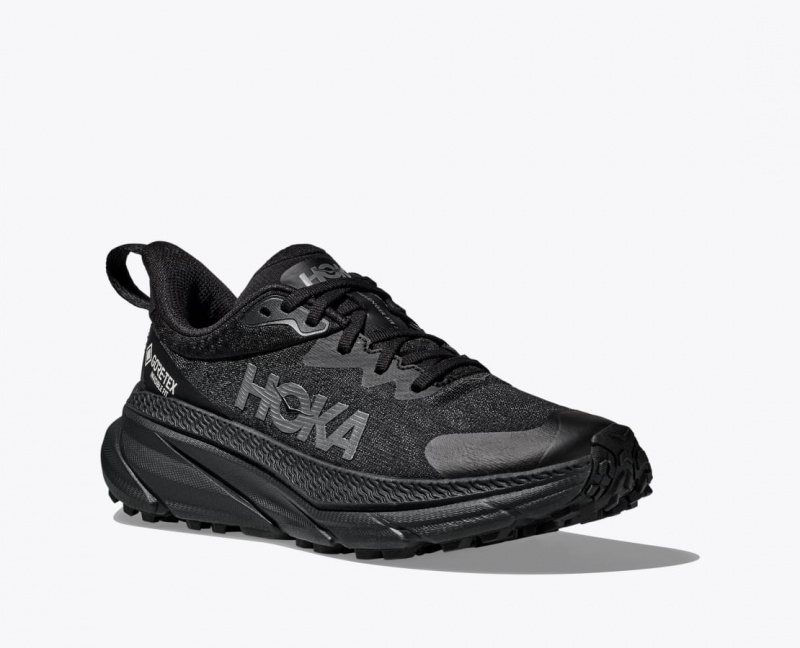 HOKA Challenger 7 GTX Men's Trail Running Shoes Black | 235840ISH