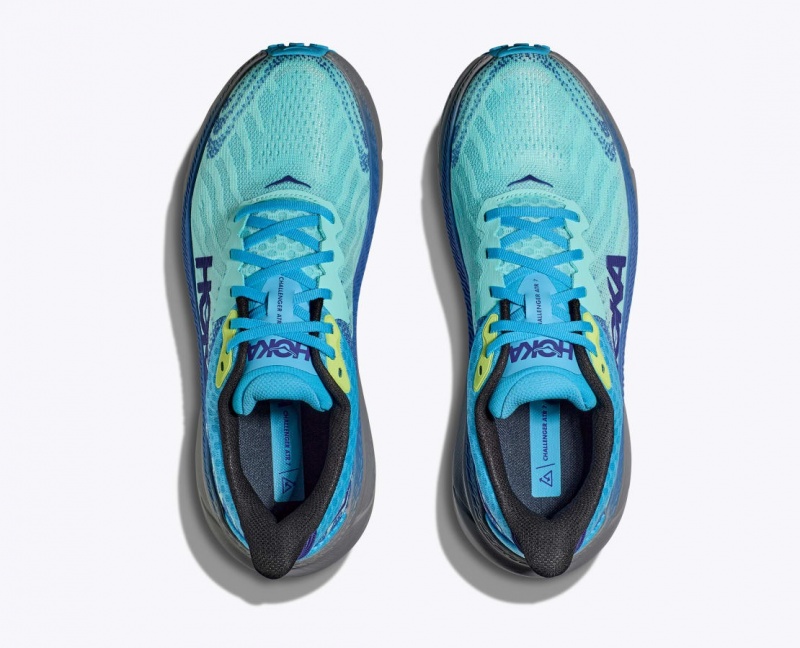 HOKA Challenger 7 Men's Trail Running Shoes Turquoise / Blue | 746981FDQ