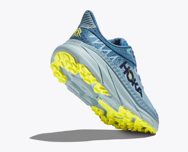 HOKA Challenger 7 Men's Trail Running Shoes Blue / Light Blue | 054387BIU