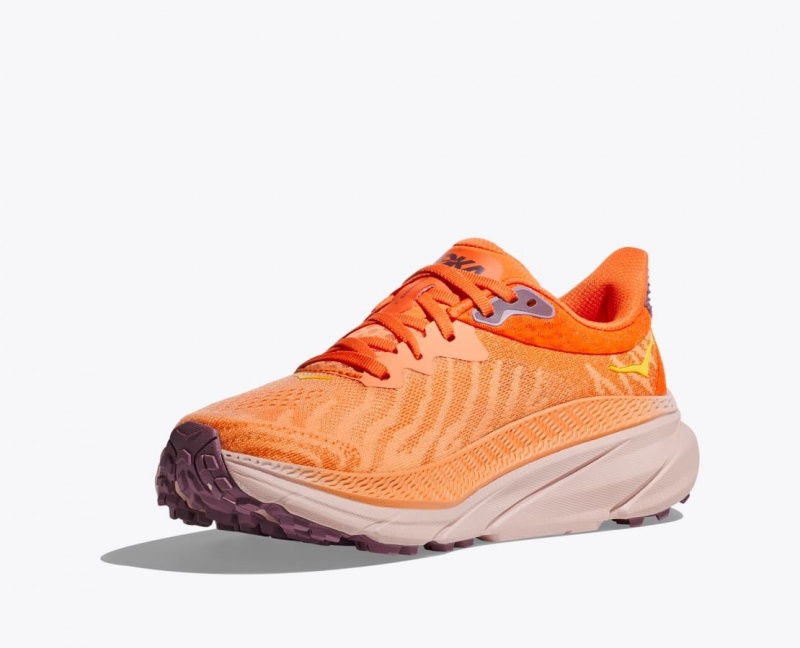 HOKA Challenger 7 Women's Trail Running Shoes Orange | 036197OJW