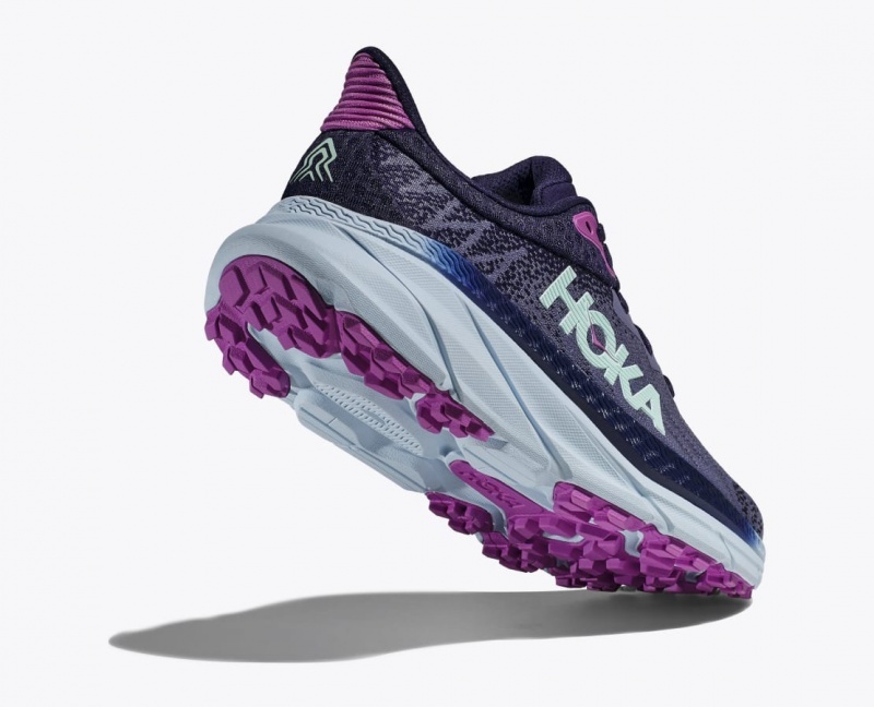 HOKA Challenger 7 Women's Trail Running Shoes Purple | 657814GPW