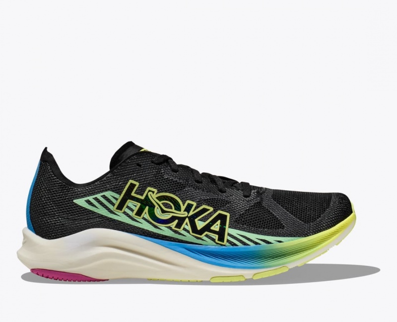 HOKA Cielo Road Men\'s Running Shoes Black / Multicolor | 502347BXZ