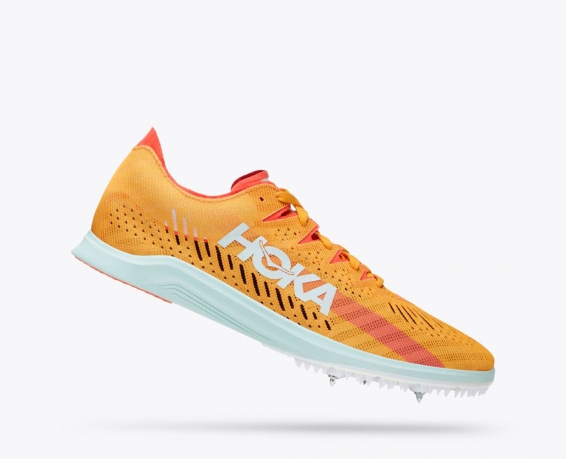 HOKA Cielo X LD Men's Track Spikes Orange | 327901UVD