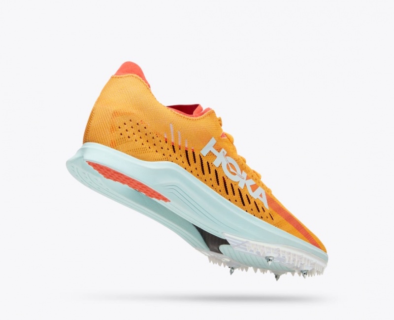 HOKA Cielo X LD Men's Track Spikes Orange | 327901UVD