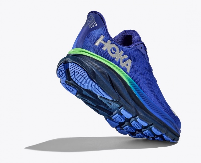 HOKA Clifton 9 GTX Men's Running Shoes Blue | 795634MBF