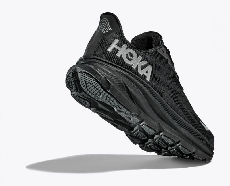 HOKA Clifton 9 GTX Men's Running Shoes Black | 593271HPK