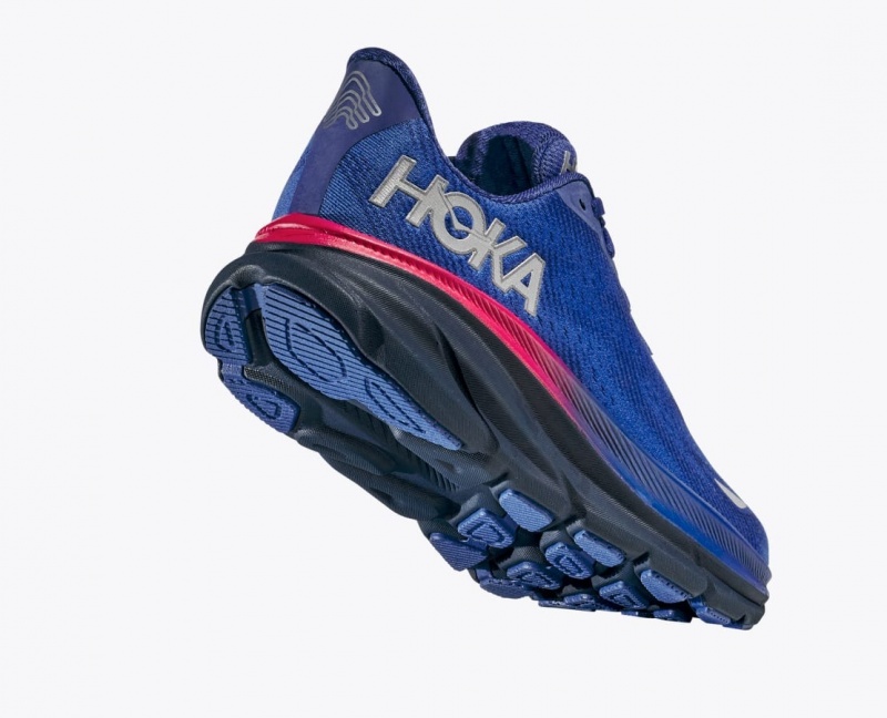 HOKA Clifton 9 GTX Women's Running Shoes Blue | 834671QXG