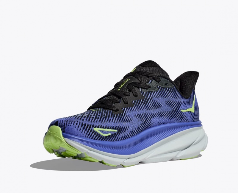 HOKA Clifton 9 Women's Running Shoes Dark Blue | 580316EZT