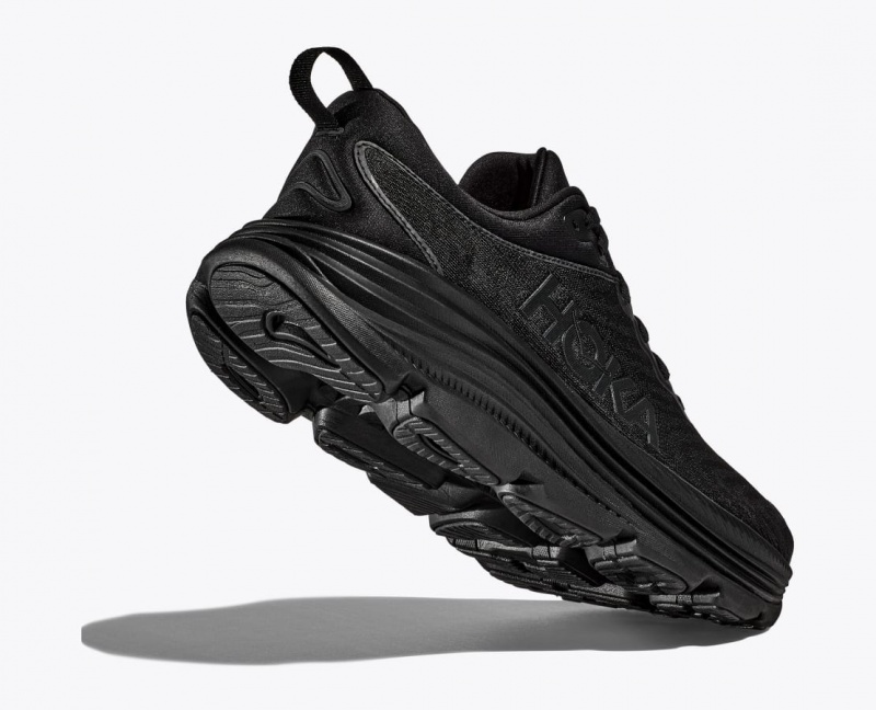 HOKA Gaviota 5 Men's Running Shoes Black | 345072EHV