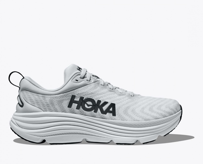 HOKA Gaviota 5 Men\'s Running Shoes Light Grey | 120649PAT