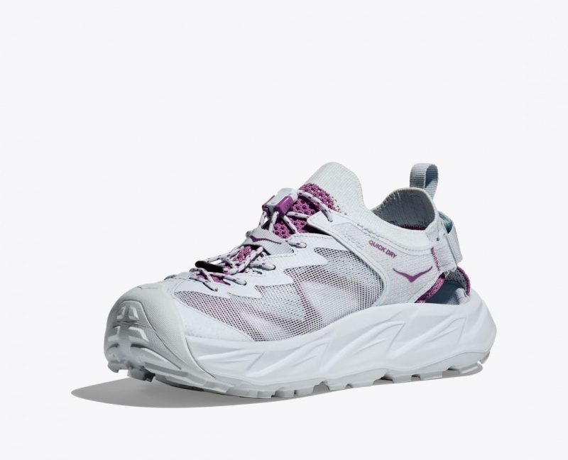 HOKA Hopara 2 Women's Sandals Grey / Purple | 576431RBE