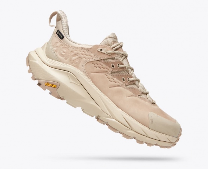 HOKA Kaha 2 Low GTX Women's Hiking Shoes Beige / Khaki | 190352JGS