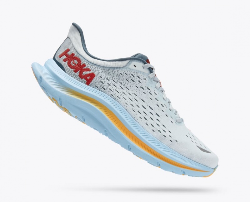 HOKA Kawana Men's Sneakers Grey / Light Blue | 927036ZRW