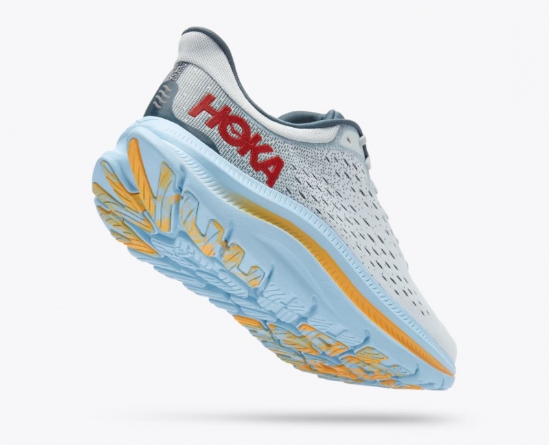 HOKA Kawana Men's Sneakers Grey / Light Blue | 927036ZRW