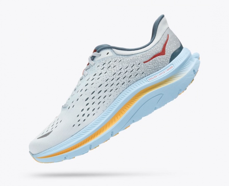 HOKA Kawana Men's Sneakers Grey / Light Blue | 927036ZRW