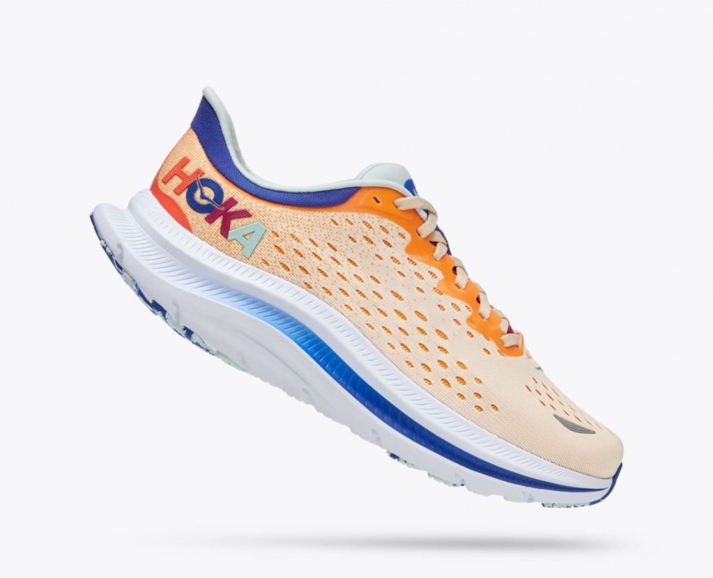 HOKA Kawana Men's Sneakers Orange / White | 048972MXA