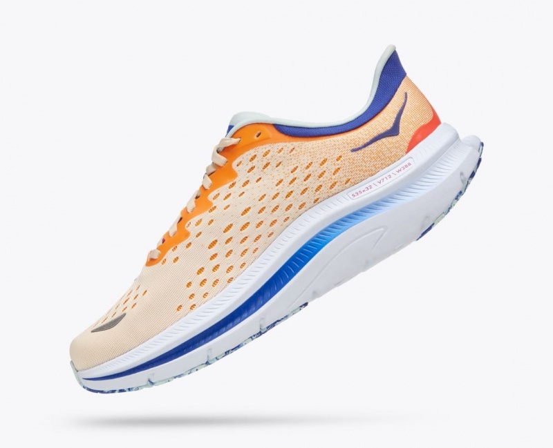 HOKA Kawana Men's Sneakers Orange / White | 048972MXA