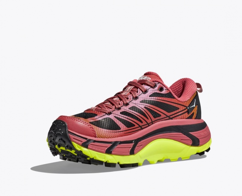 HOKA Mafate Speed 2 Men's Sneakers Red / Black | 510428CZG